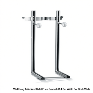 Soporte de pared para inodoro y bidé, 61.4 cm de ancho, para paredes de ladrillo - Product Image 3