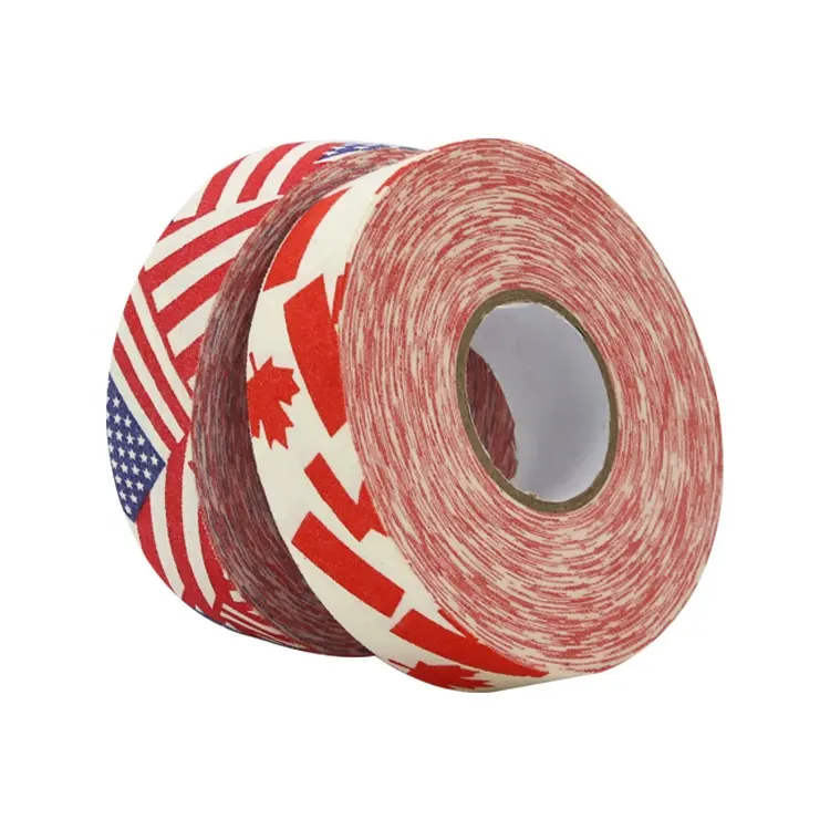 Doek Ijshockey Tape, Zwart, Wit En Kleuren 1 "(Rood, 25M)