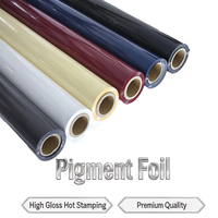 Feuille de marquage à chaud pigmentée beige, adaptée pour le papier, l'encre UV, le film OPP, le plastique PP, PVC, PET, fourniture d'usine, personnalisable avec échantillons