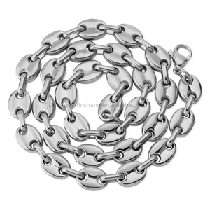 Chaîne de clavicule en acier inoxydable plaqué or véritable, style hip-hop, pour hommes et femmes, inspirée de la mode européenne et américaine - Product Image 4