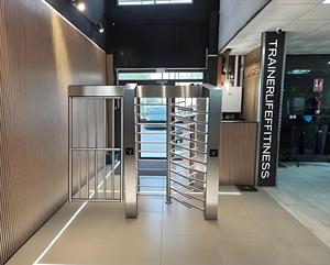 Cổng xoay toàn thân hai chiều kiểm soát ra vào chống bám đuôi cho quản lý lối vào sân vận động - Product Image 2