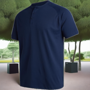เสื้อยืดแขนสั้นผู้ชาย A6402 ผ้าถักโพลีเอสเตอร์ 100% น้ำหนัก 200 กรัม แบบเรียบสำหรับพิมพ์ลาย - Product Image 2