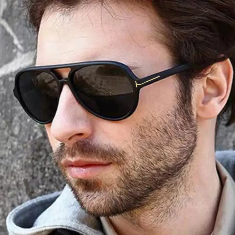 Gafas de sol de estilo aviador G2022 para hombre, anteojos de sol de lujo a la moda, de gran tamaño