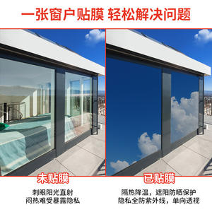 Película Solar para Ventanas, Protección Contra Explosiones, Aislamiento Térmico, Alta Transmitancia, Bloqueo de Luz, para Hogar y Balcón - Product Image 2