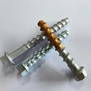 75mm 100mm 120mm 200mm Masonry Screw Bolt Masonry Screw Anchor Thunderbolt Concrete Screw Anchor