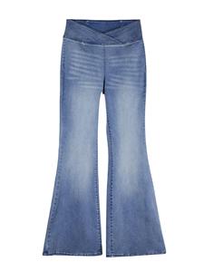 High <b>Waist</b> Skinny <b>Elastic</b> Straight <b>Jeans</b> Women Hip-Lifting Slimming Casual Breathable Summer Vintage Full-Length Denim - Product Image 1