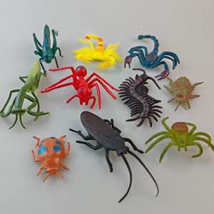 10 pièces Boîte mystère d'animaux et d'insectes, ensemble éducatif pour la petite enfance, jouet cadeau promotionnel - Product Image 3