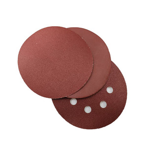 Practical Hot Sale 150mm Aluminium Oxide <strong>Hook</strong> <strong>and</strong> <strong>Loop</strong> Round Sanding Disc 6 Inch Sandpaper Disc - Product Image 5