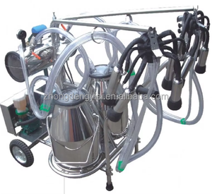 Machine à traire à piston pulsatoire à double poignée en plastique rigide de 25 L pour la collecte du lait de brebis et de chèvre - Product Image 4