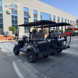 Voiturette de golf électrique économique à moteur 48V DC, 4 places, vente en gros à bas prix pour les petites stations balnéaires - Product Image 1