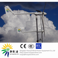 Eolienne 2.5KW éolienne triphasée AC Pma 24V 48V 72V 96V 120V 240V 400V HLD 3.5kw 3 ans CE/IEC/EMC 2-2.5 M/S 3.2M/3.8M/4M 3.8m