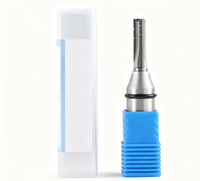 Fresa de tres filos con punta de carburo TCT para ranurar y cortar madera dura, madera maciza y aglomerado.