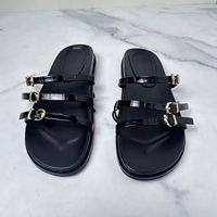 Chaussures de plage décontractées et polyvalentes pour femmes, pantoufles, sandales plates.