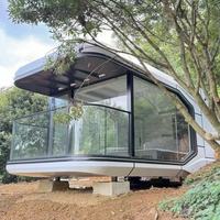 Maison capsule spatiale préfabriquée en acier portable Future Tech, solution de maison intelligente pour villa, appartement, camping en plein air, jardin, hôtel