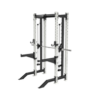 Sistem Kabel Katrol Power Cage Heavy Duty 70kg*2 Weight Stack untuk Latihan Seluruh Tubuh di Rumah/Studio, Kaki & Trisep