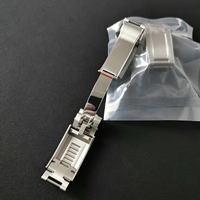 Boucle de montre à déployement réglable compatible avec les montres de plongée, fermoir pliant à micro-réglage pour hommes, pièces de réparation de montres-bracelets