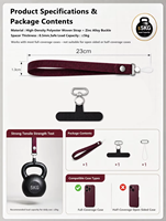 Gelang untuk Headphone/Ponsel + Fungsi Daya Tarik Magnetik + Anti-Hilang/Fashion/Hiasan Harian Wanita + Panjang 39cm