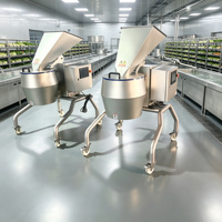 Commerciële voedsel-, groente- en fruitsnijmachine, -snijder, -hakselaar, -schaafmachine, automatisch, roestvrij staal, multifunctioneel