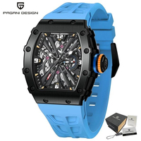 En stock 1 pièce, logo personnalisé, 50 pièces, Pagani Design 1738, fabricant OEM ODM, design de cadran de luxe, montres à quartz pour hommes