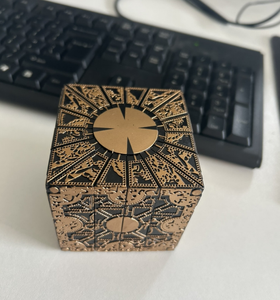 Hot Selling Education <strong>Toys</strong> Solid Lament Cube 7*7*7cm Cryptex Puzzles 3d Keepsake Box Magnetic Hellraiser Puzzle Box for Kids - Product Image 5