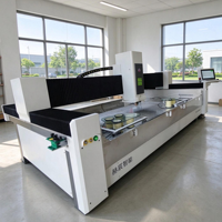 Centre d'usinage CNC ATC 5 axes vertical pour verre, 2000x3000mm, perçage, fraisage, polissage miroir, rectification des bords, haute efficacité