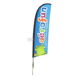 Outdoor Advertising Promotional Flag Banner Custom Feather Banner Flags Feather Banner Teardrop Flag