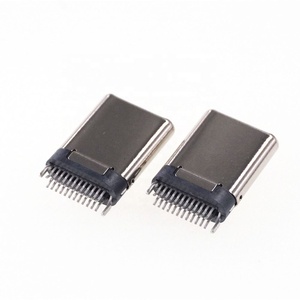 Đối Với Bảng Dày 0.8Mm Đầu Nối <span class=keywords><strong>USB</strong></span> Loại C <span class=keywords><strong>3.1</strong></span> Nam 24 Chân Đế Gắn <span class=keywords><strong>USB</strong></span> Cắm Superspeed 3A 30V Max - Product Image 3