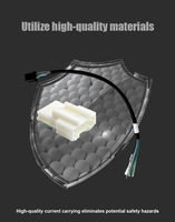 Harnais de câblage automobile de haute qualité, faisceau de câblage durable, assemblage de fils premium E00086, PVC ignifuge, harnais KSWV