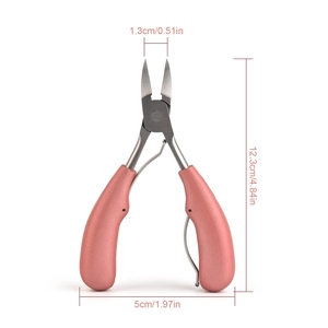 Coupe-ongles à double ressort en acier inoxydable, pince coupante tranchante pour ongles incarnés et épais, manucure et pédicure - Product Image 3