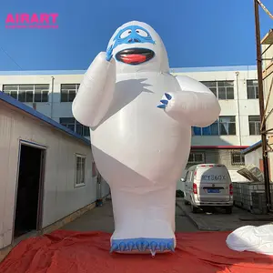 Noël fait sur commande 2021 décor extérieur de noël géant bonhomme de neige gonflable de rudolph
