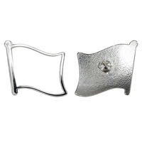 Épingles de revers personnalisées en forme de drapeau, en métal doré, argenté ou rose, vierges pour sublimation, à personnaliser soi-même, pour événements, cadeaux souvenirs
