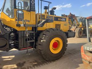 Chargeur original japonais Komatsu WA470 d'occasion de haute qualité Chargeur WA470-3 d'occasion Chargeur sur pneus Komatsu - Product Image 5