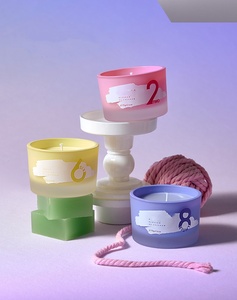 Florescence tùy chỉnh đậu nành hỗn hợp sáp màu nến thơm không hút thuốc và không tạo dầu - Product Image 5