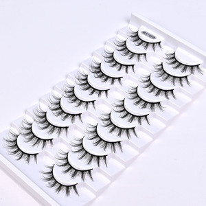 Pestañas Postizas de Fibra Sintética 6D-19, Largas y Rizadas, para Maquillaje de Ojos, Disponibles en Stock - Product Image 2