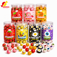 Bonbons pétillants à la confiture sur le thème amusant, en pot, saveurs de fruits mélangées, formes variées, nouveauté, récompense pour enfants en classe, bonbons de fête