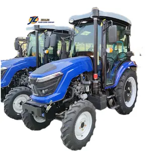 Kualitas Baik CE Disetujui Cina 50 55 Hp 4wd Roda Traktor Pertanian untuk Penggunaan Pertanian