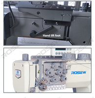 Machine à coudre industrielle à point de croix simple à aiguille simple Rosew GC-867-110126Heavy Duty