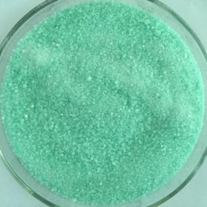 Solfato <span class=keywords><strong>Ferroso</strong></span> Eptaidrato ad Alta Purezza, Cristalli di Vitriolo Verde da 230 a 300 Mesh per la Rimozione del Fosforo nelle Acque Reflue e la Tintura - Product Image 1