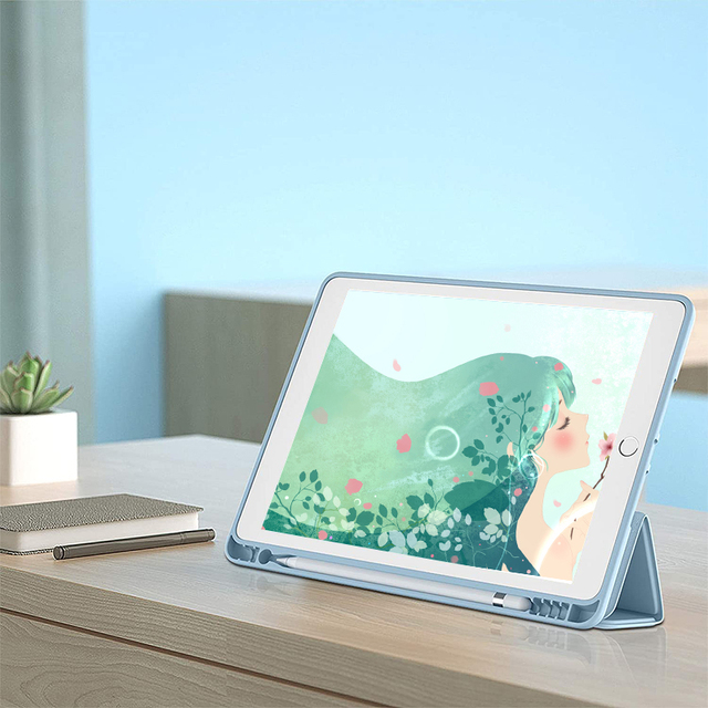 For iPad 9/8/7th Gen 10.2 Smart Magntic PU Leather Case Shockproof Protective Tablet Cover