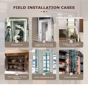 <span class=keywords><strong>Ascensor</strong></span> Interior Económico de 2-6 Pisos, Resistente al Viento, para <span class=keywords><strong>4</strong></span> Personas, <span class=keywords><strong>Ascensor</strong></span> Doméstico sin Eje, <span class=keywords><strong>Ascensor</strong></span> Pequeño para Villas de Varios Niveles - Product Image 6
