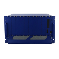 Pièces d'emboutissage de précision CNC pour châssis de rack 7U standard en acier galvanisé et alliage d'aluminium, pièces de quincaillerie de cabinet en tôle découpées au laser
