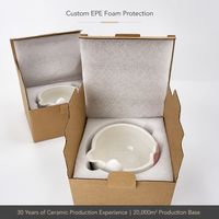 Fabricant de bols à matcha en porcelaine sur mesure, propose des services de conception 2D-3D, accessoires en céramique pour matcha Chawan