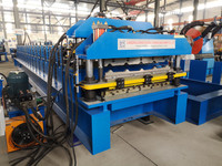 Machine de profilage à double couche pour tuiles IBR, tôles ondulées à double profil, toiture métallique, commande PLC