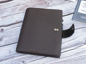 Luxe A6A5 cahier à feuilles mobiles en cuir exquis reliure artistique portefeuille imprimé <span class=keywords><strong>Journal</strong></span> - Product Image 5