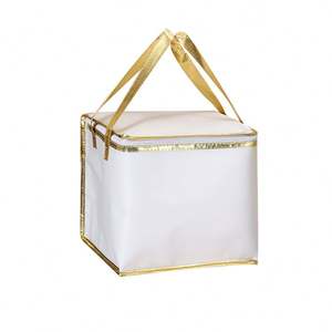 Custom Cheap Reusable Insulated <b>Aluminium</b> <b>Foil</b> <b>Disposable</b> Ice Cooler Bag Lunch Bag Thermal Bag - Product Image 4