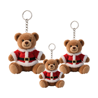 10CM mode mignon doux Mini jouet poupées en peluche ours en peluche cadeau ours en peluche porte-clés de noël