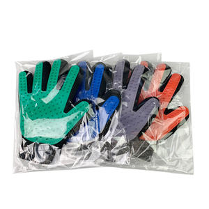 Su misura PET Silicone toelettatura spazzola Glover pettine da bagno guanti per capelli per cani e gatti - Product Image 3