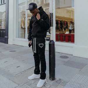 Ensemble sweat-shirt et pantalon de survêtement pour homme en coton 100% de haute qualité, streetwear, écologique, respirant, poids lourd pour l'hiver - Product Image 5