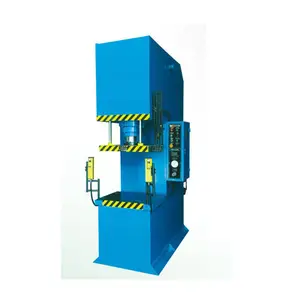 100t Force C Frame Hydraulic Press With Servo System Available For Metal Sheet Bending Numerical Control
