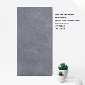 Finition mate Céramique résistante à la chaleur Antidérapant Aspect <span class=keywords><strong>béton</strong></span> rustique 20mm Pierre Porcelaine Carrelage <span class=keywords><strong>extérieur</strong></span> pour <span class=keywords><strong>allée</strong></span> - Product Image 5